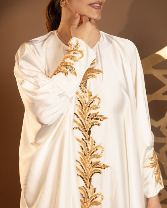 Aureline Ivory Abaya