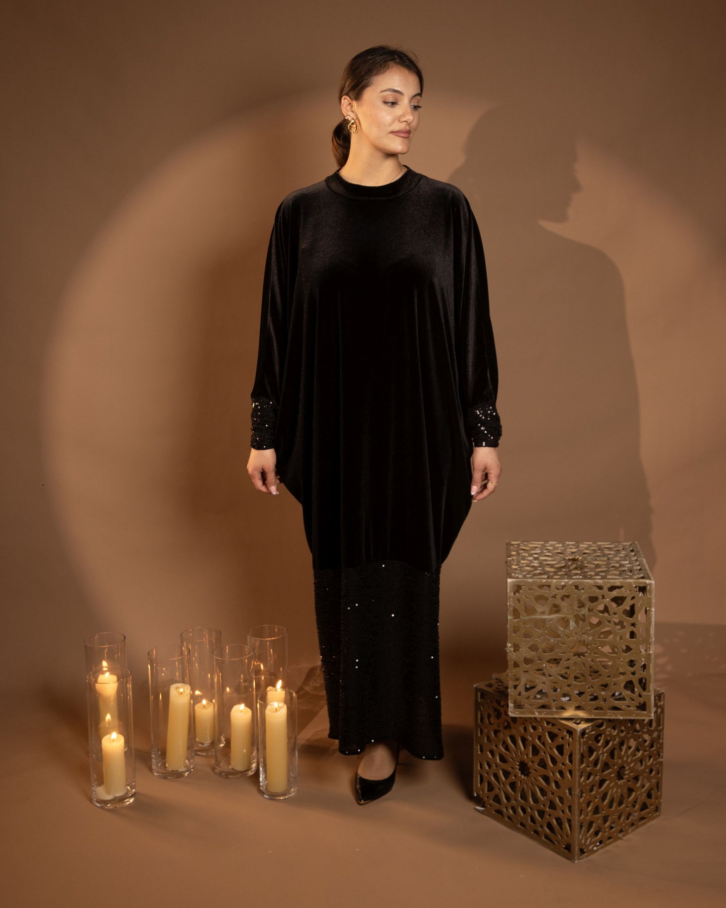 Lunessa Midnight Abaya