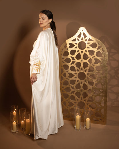 Aureline Ivory Abaya
