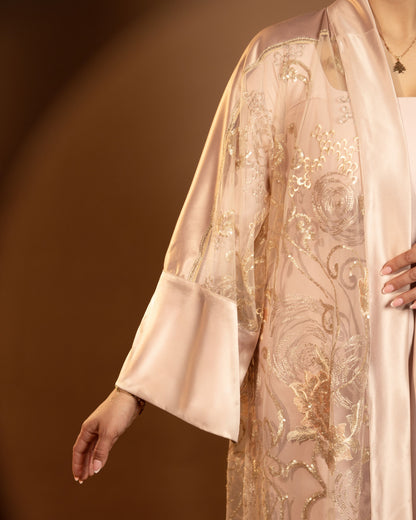 Aurielle Champagne Abaya