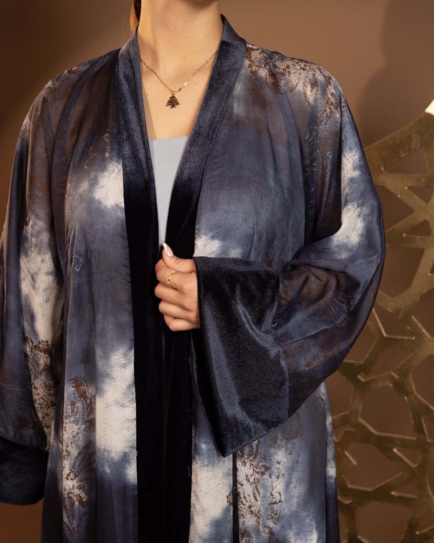 Elaris Navy Abaya