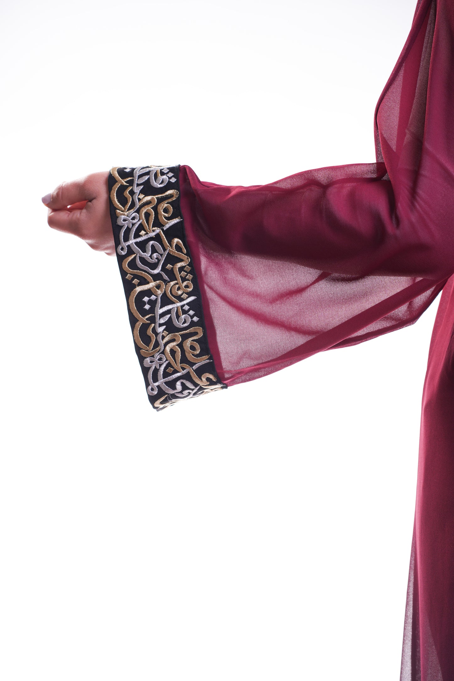 Ruby Calligraphy Abaya