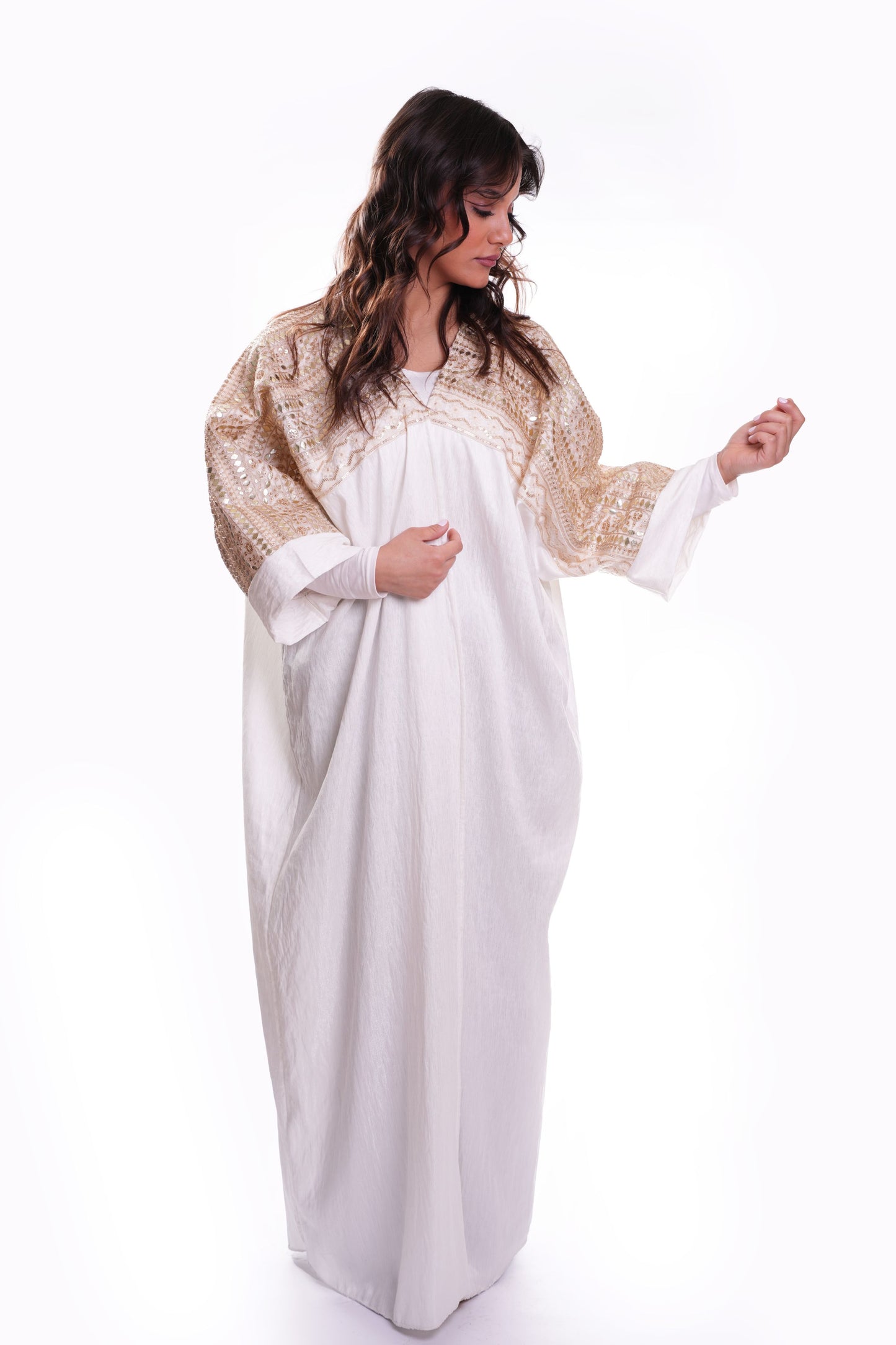 Ivory Noor Abaya