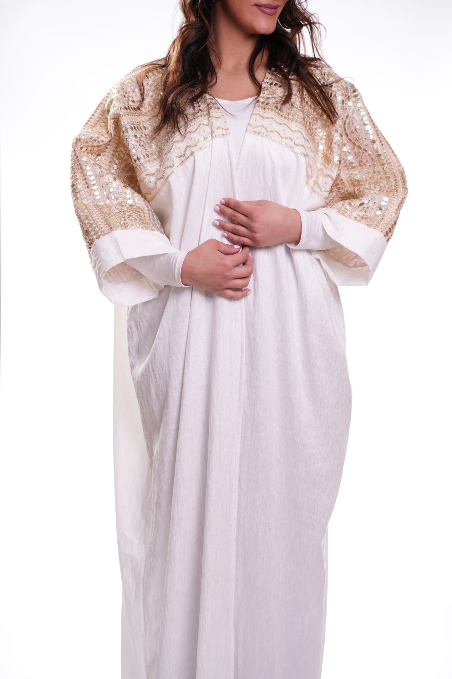 Ivory Noor Abaya