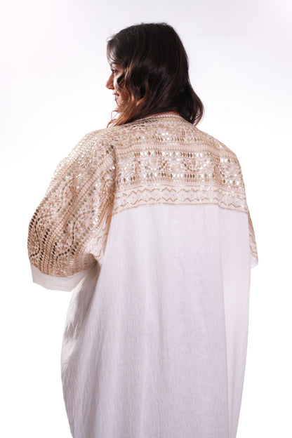 Ivory Noor Abaya