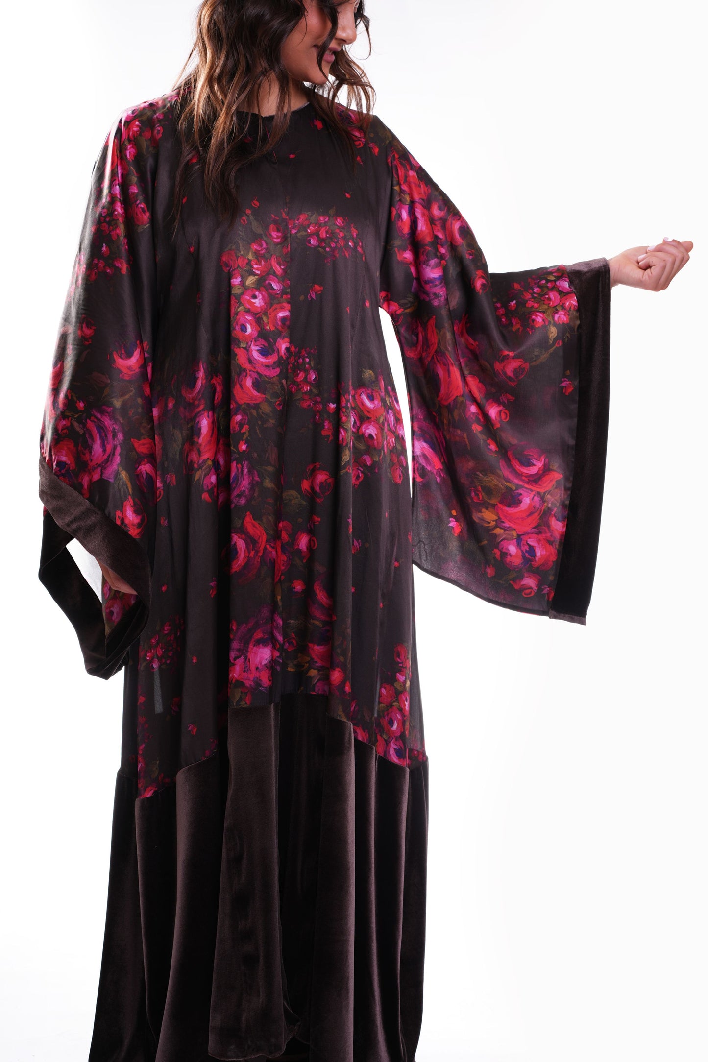 Midnight Rose Abaya