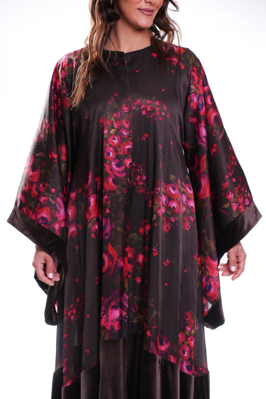 Midnight Rose Abaya