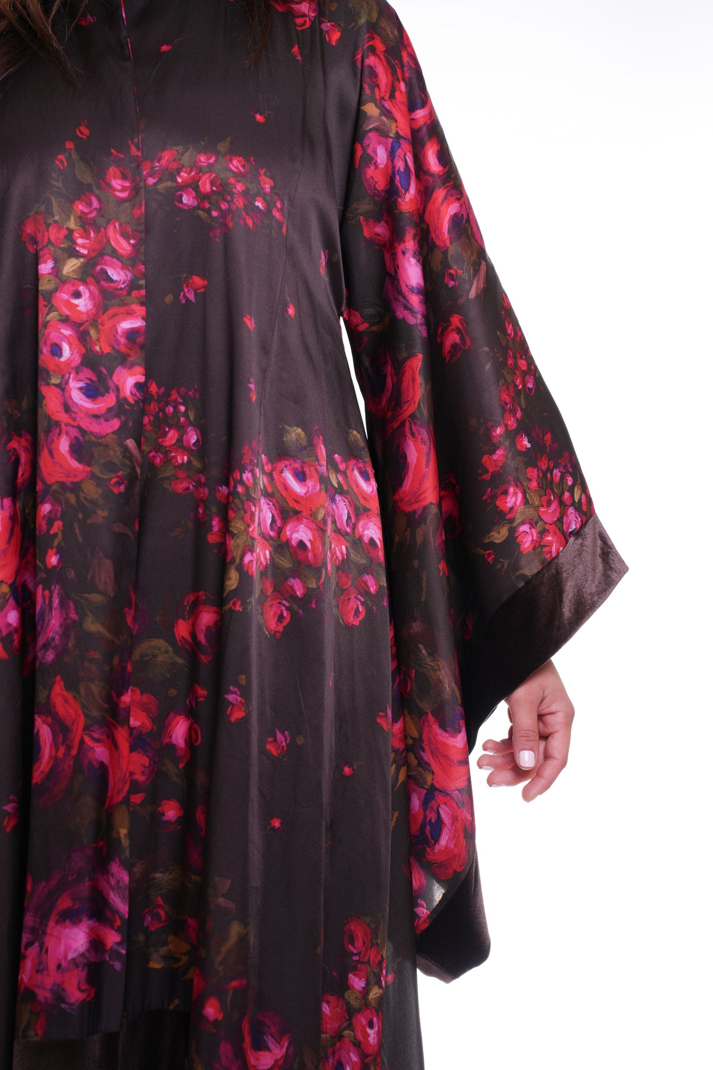 Midnight Rose Abaya
