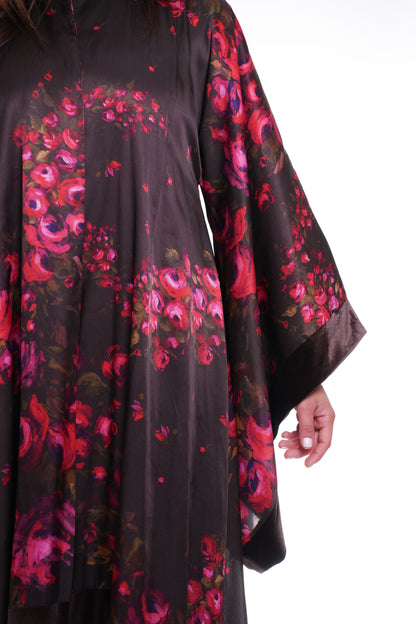 Midnight Rose Abaya